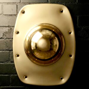 roman shield boss brass