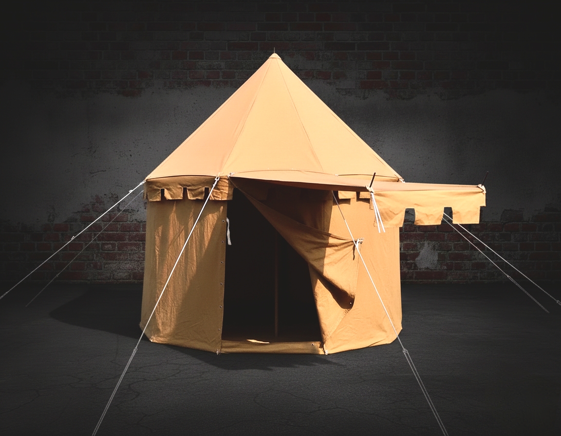 mediaeval canvas tent 3x3 mts
