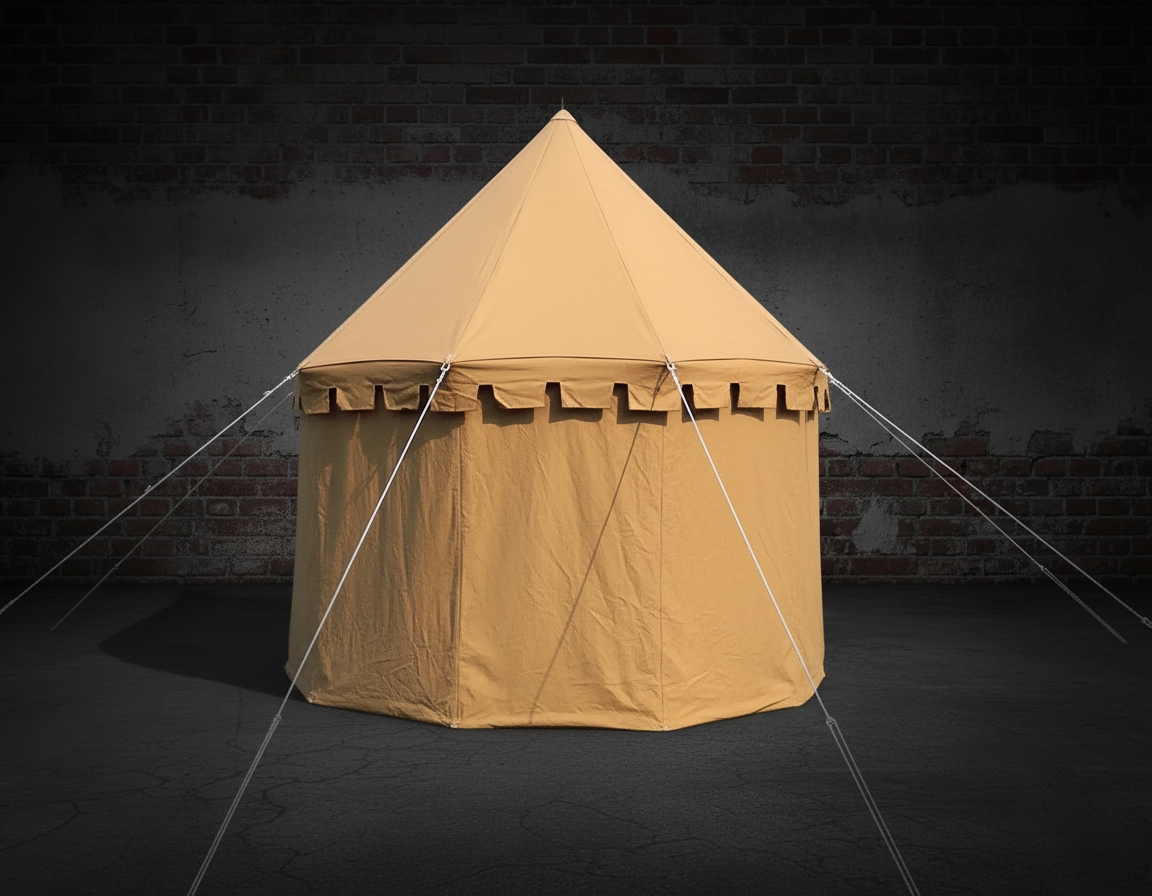 mediaeval canvas tent 3x3 mts