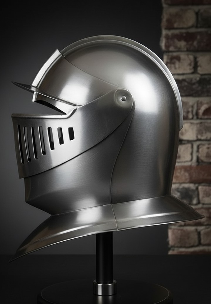 New Medieval Closed Helmet - Image 3