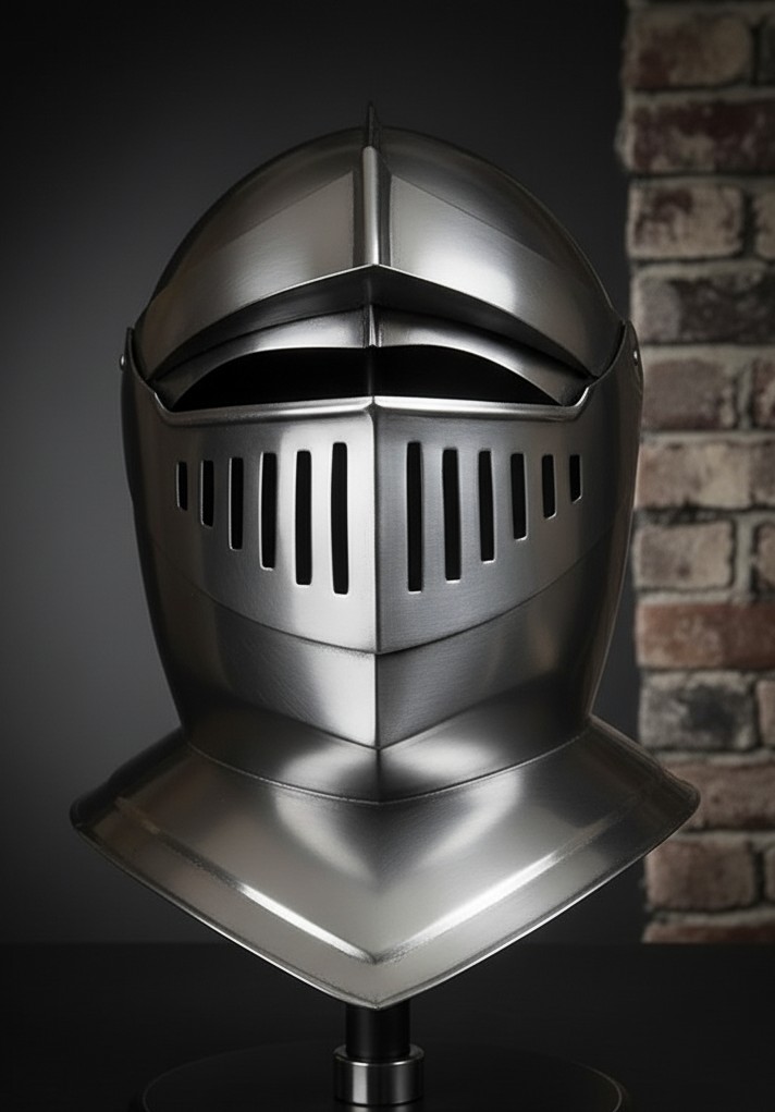New Medieval Closed Helmet - Image 2