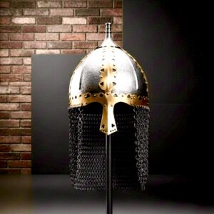 Gnezdovo Helmet with Riveted Mail