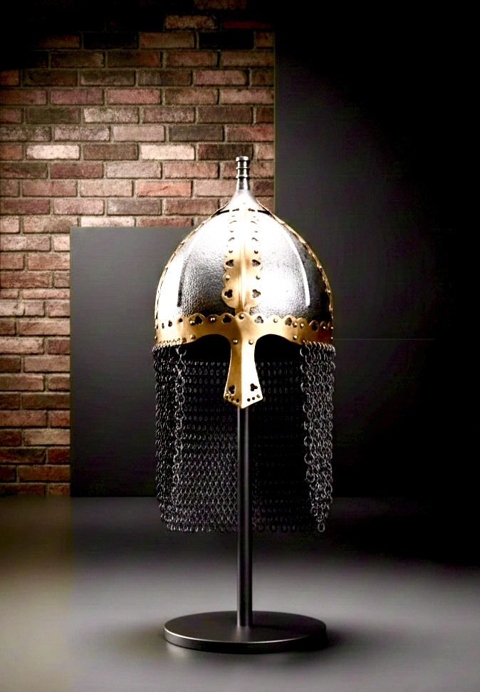 Gnezdovo Helmet with Riveted Mail