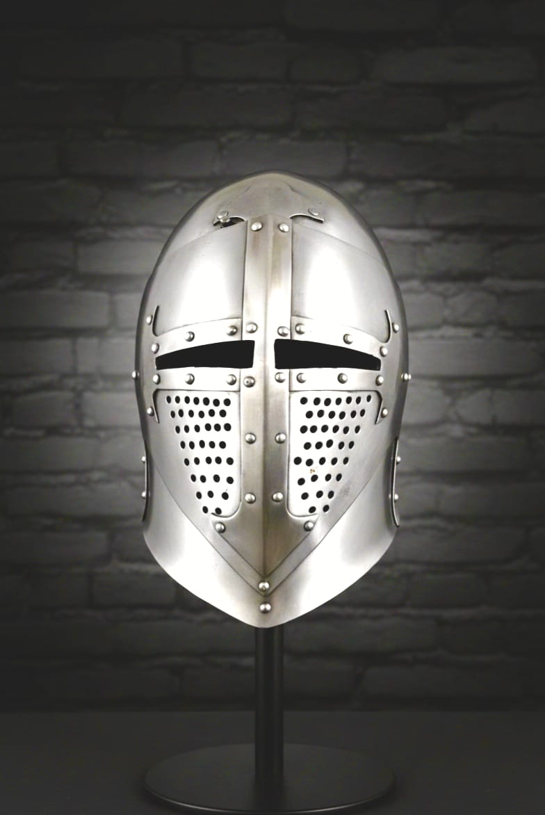 14th Century Visored Bascinet